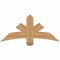 Ekena Millwork Alberta Smooth Timber Gable Bracket, Western Red Cedar, 48"W x 22"H x 3 1/2"D x 5 1/2"F, 11/12 Pitch GBW048X22X0406ALB00SWR - alternate 1